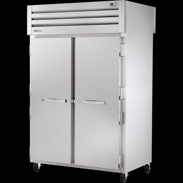 TRUE STA2HPT-2S-2S Pass-Thru Solid Front/Solid Rear Swing Doors Heated Cabinet