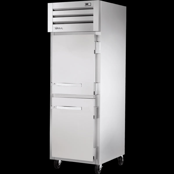 TRUE STG1H-2HS Reach-In Solid Half Swing Door Heated Cabinet