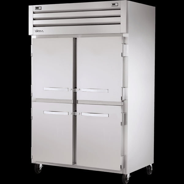 TRUE STR2DT-4HS Reach-In Solid Half Swing Door Dual Temperature Refrigerator/Freezer