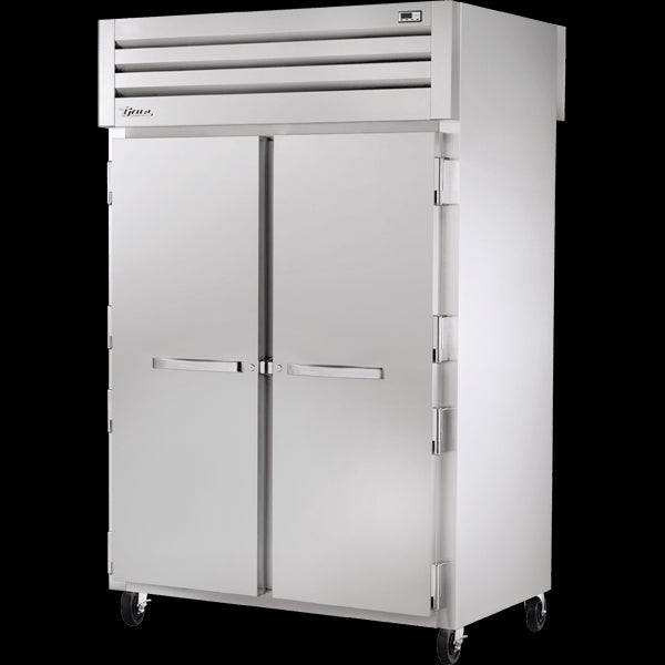 TRUE STR2HPT-2S-2S Pass-Thru Solid Front/Solid Rear Swing Doors Heated Cabinet