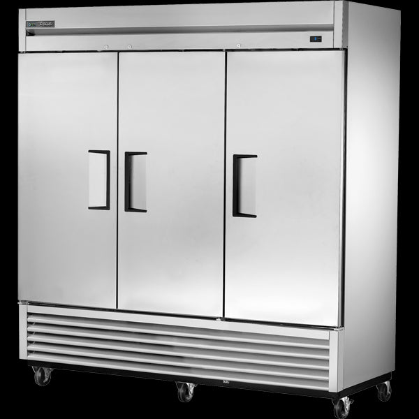 TRUE TS-72F-HC Reach-In Solid Swing Door Stainless Steel Freezer with Hydrocarbon Refrigerant