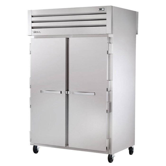 TRUE STA2DT-2S Two Section Commercial Combo Refrigerator Freezer - Solid Doors, Dual Temp