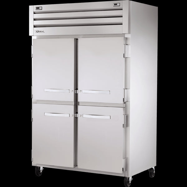 TRUE STA2DT-4HS Reach-In Solid Half Swing Door Dual Temperature Refrigerator/Freezer