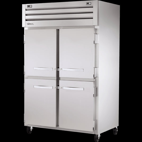 TRUE STG2DT-4HS-HC Reach-In Solid Half Swing Door Dual Temperature Refrigerator/Freezer