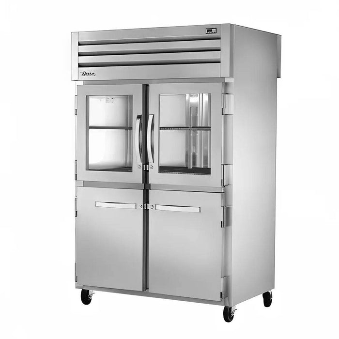 TRUE STG2RPT-2HG/2HS-2S-HC True STG2RPT-2HG/2HS-2S-HC 52 3/5" Two Section Pass Thru Refrigerator