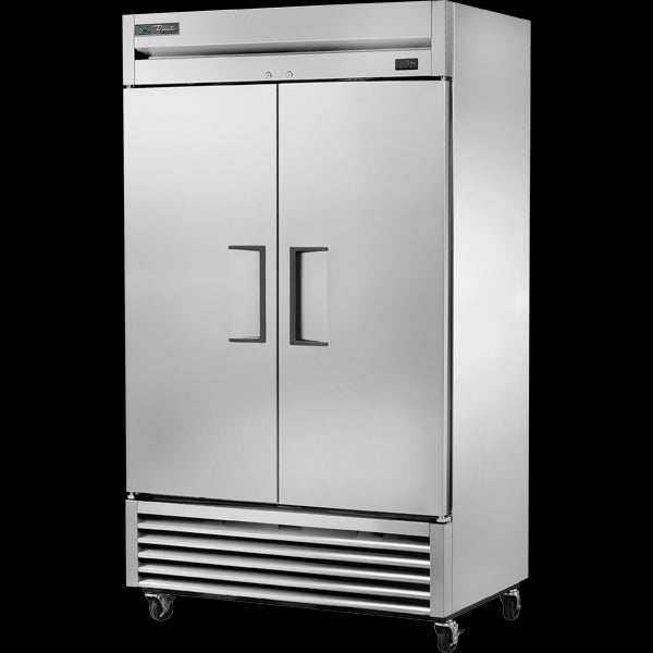 TRUE T-43-HC Reach-In Solid Swing Door Refrigerator with Hydrocarbon Refrigerant