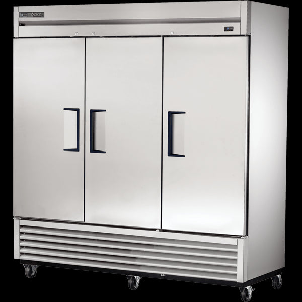 TRUE TS-72-HC Reach-In Solid Swing Door Stainless Steel Refrigerator with Hydrocarbon Refrigerant