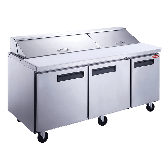 New Air NPT-072-SA 72" REFRIGERATED SALAD/SANDWICH PREP TABLE