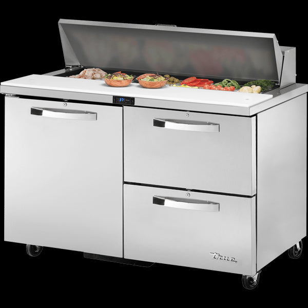 TRUE TSSU-48-12D-2-HC Sandwich/Salad Unit with Door/Drawers and Hydrocarbon Refrigerant~Spec Package 3