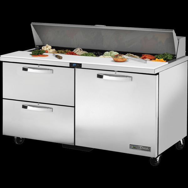 TRUE TSSU-60-16D-2-HC~SPEC3 Sandwich/Salad Unit with Drawers and Hydrocarbon Refrigerant~Spec Package 3