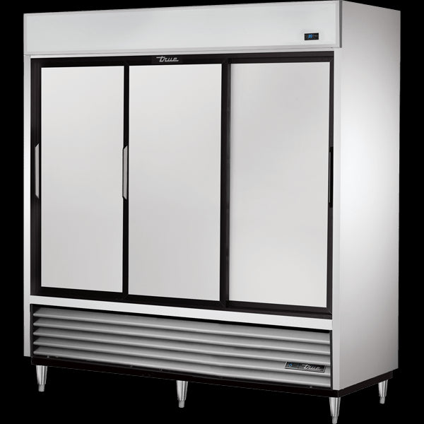 TRUE TSD-69-HC Reach-In Solid Slide Door Refrigerator with Hydrocarbon Refrigerant