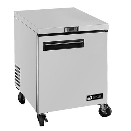 EFI CUDR1-27VC-L Solid Door Undercounter Refrigerator