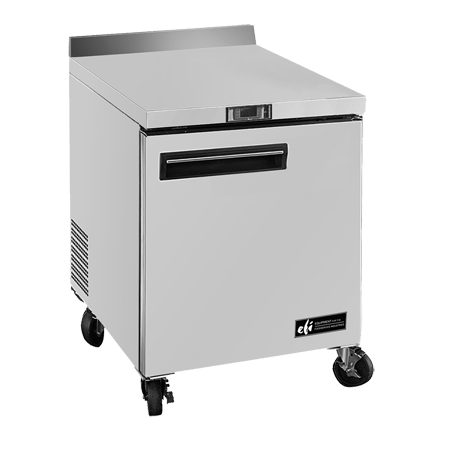 EFI FWDR1-27VC-L Solid Door Commercial Worktop Freezer