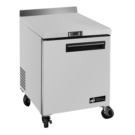 EFI CWDR1-27VC-L Solid Door Commercial Worktop Cooler