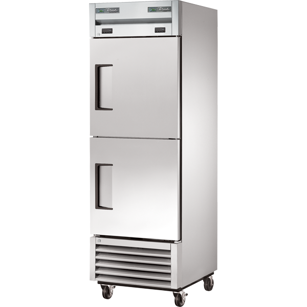 TRUE T-23DT-HC Reach-In Solid Swing Door Dual Temperature Refrigerator/Freezer with Hydrocarbon Refrigerant