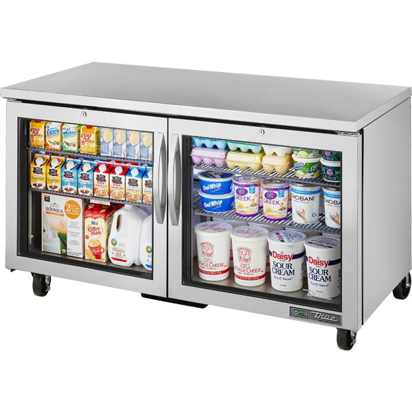 TRUE TUC-60G-ADA-HC~FGD01 Glass Door Refrigerator with Hydrocarbon Refrigerant~Framed Glass Door Version 01