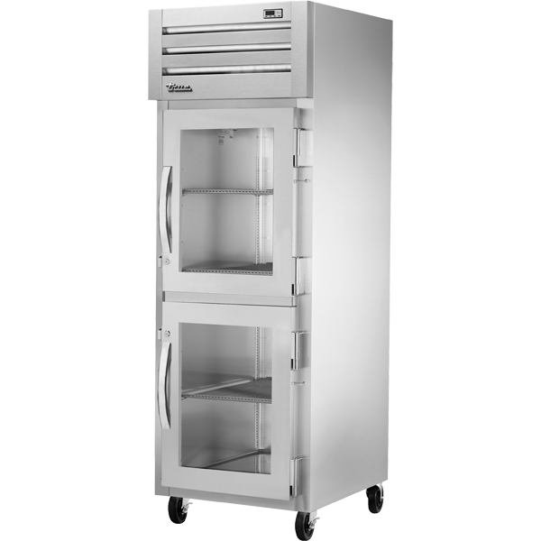 TRUE STA1F-2HG-HC Reach-In Glass Half Swing Door Freezer with Hydrocarbon Refrigerant