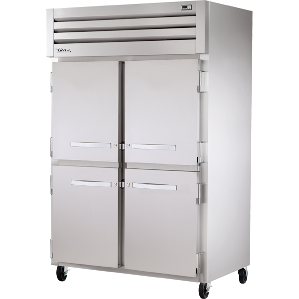 TRUE STR2F-4HS-HC Reach-In Solid Half Swing Door Freezer with Hydrocarbon Refrigerant