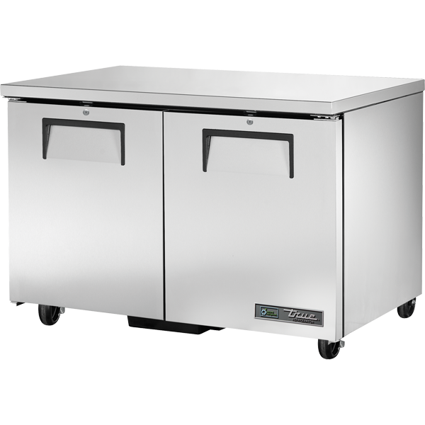 TRUE TUC-48F-HC Undercounter Foodservice Freezer, 2 Solid Swing Doors