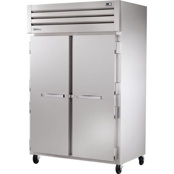 TRUE STA2R-2G-HC Reach-In Solid Swing Door Refrigerator with with Hydrocarbon Refrigerant