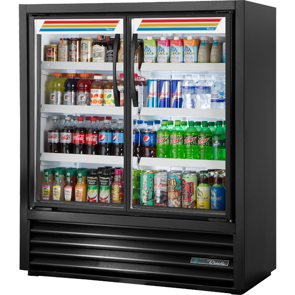 TRUE TVM-48SL-54-HC~VM01 Slim Line Refrigerator with Hydrocarbon Refrigerant~Visual Merchandiser Version 01