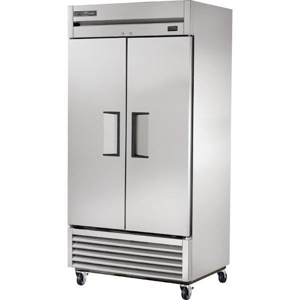 TRUE TS-35F-HC Reach-In Solid Swing Door Stainless Freezer with Hydrocarbon Refrigerant