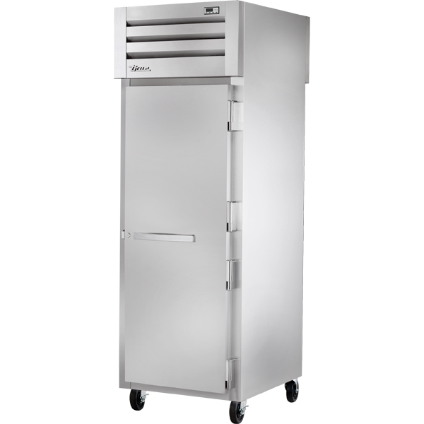 TRUE STA1RPT-1S-1G-HC Pass-Thru Solid Front/Glass Rear Swing Doors Refrigerator with Hydrocarbon Refrigerant