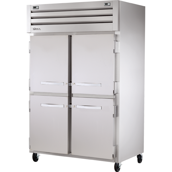 TRUE STR2DT-4HS Reach-In Solid Half Swing Door Dual Temperature Refrigerator/Freezer