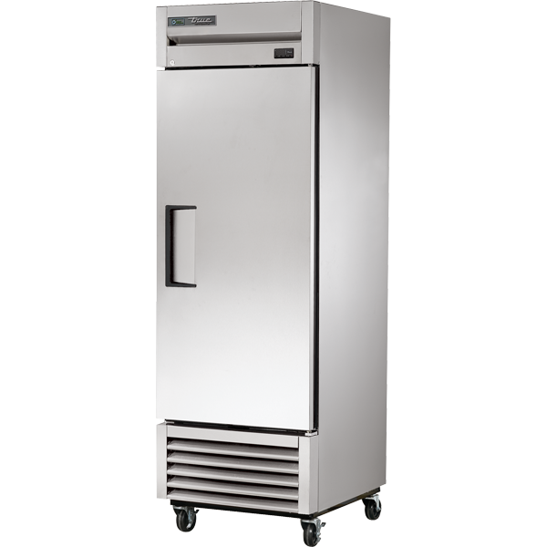 TRUE TS-23-HC Reach-In Solid Swing Door Stainless Steel Refrigerator with Hydrocarbon Refrigerant