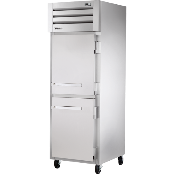 TRUE STG1R-2HS-HC Reach-In Solid Half Swing Door Refrigerator with Hydrocarbon Refrigerant