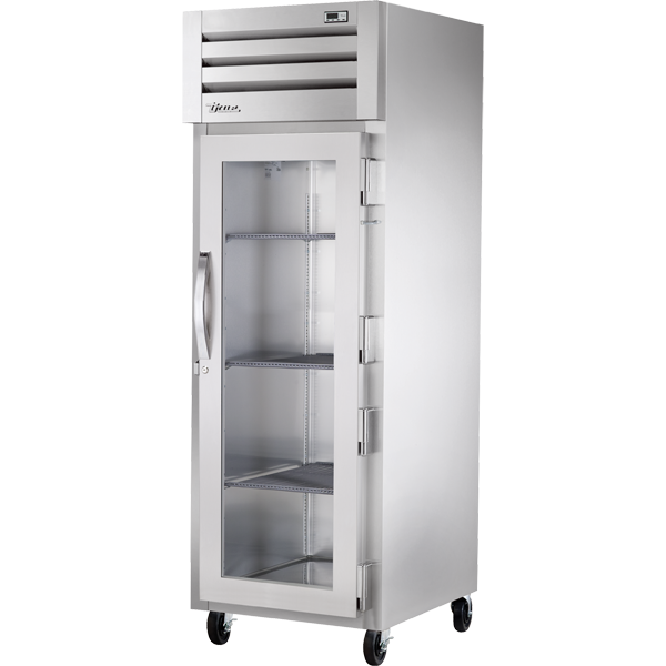 TRUE STR1F-1G-HC Reach-In Glass Swing Door Freezer with Hydrocarbon Refrigerant