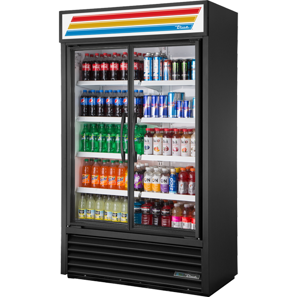 TRUE TVM-48SL-HC~VM01 Slim Line Refrigerator with Hydrocarbon Refrigerant~Visual Merchandiser Version 01